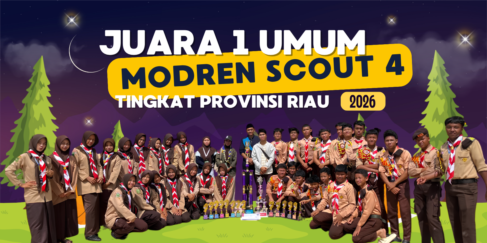 Tingkat Provinsi Santri Assalam Raih Prestasi Gemilang, Juara Umum 1 Tingkat Penggalang dan Juara 2 Tingkat Pangkalan